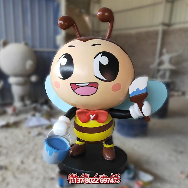 蜜蜂玻璃鋼雕塑，為你的戶外園林景觀增添卡通風采