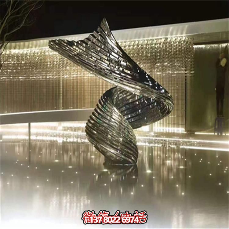 不銹鋼藝術(shù)景觀水景噴泉擺件