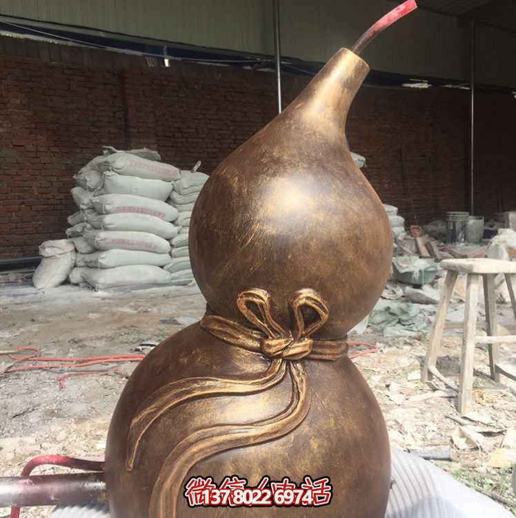 萬用銅雕葫蘆，集家居裝飾、鎮(zhèn)宅辟邪、雕塑藝術(shù)于一體