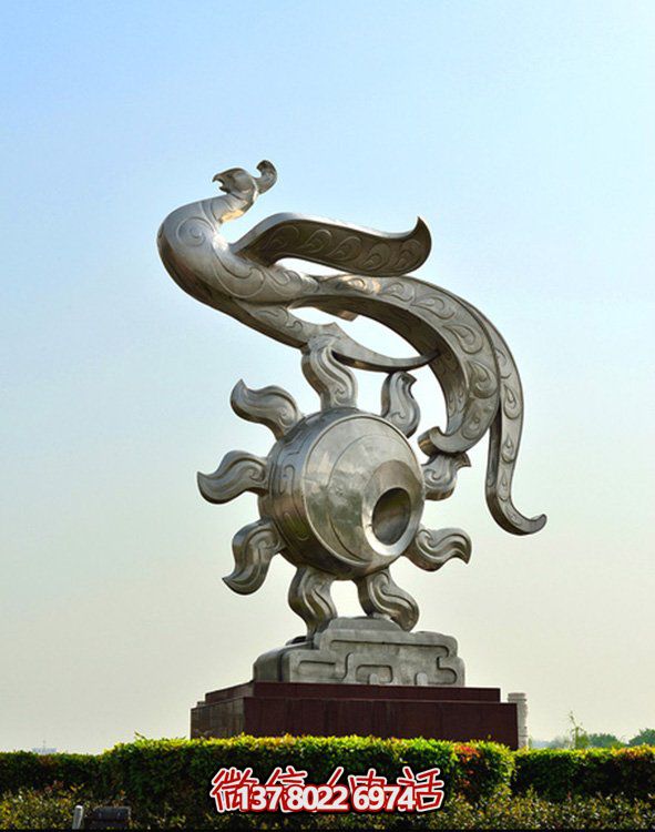 定制玻璃鋼孔雀仿銅雕塑，點綴你的家園