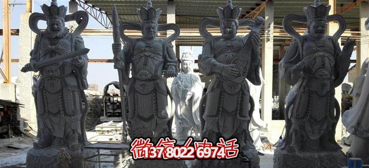 古樸雅致的大理石雕塑，見證古老神佛四大天王的傳承
