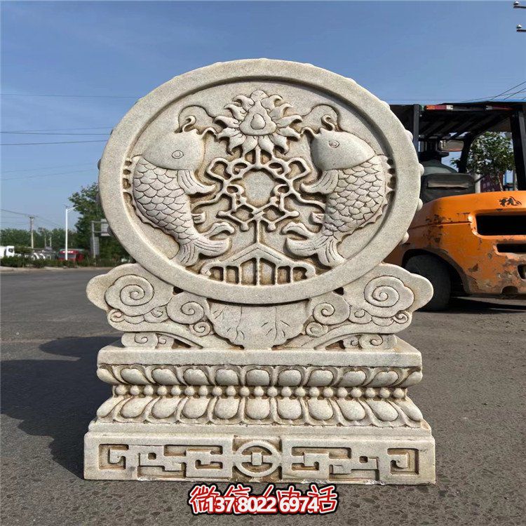 經典韻味，精致宮廷漢白玉園林別墅裝飾擺件