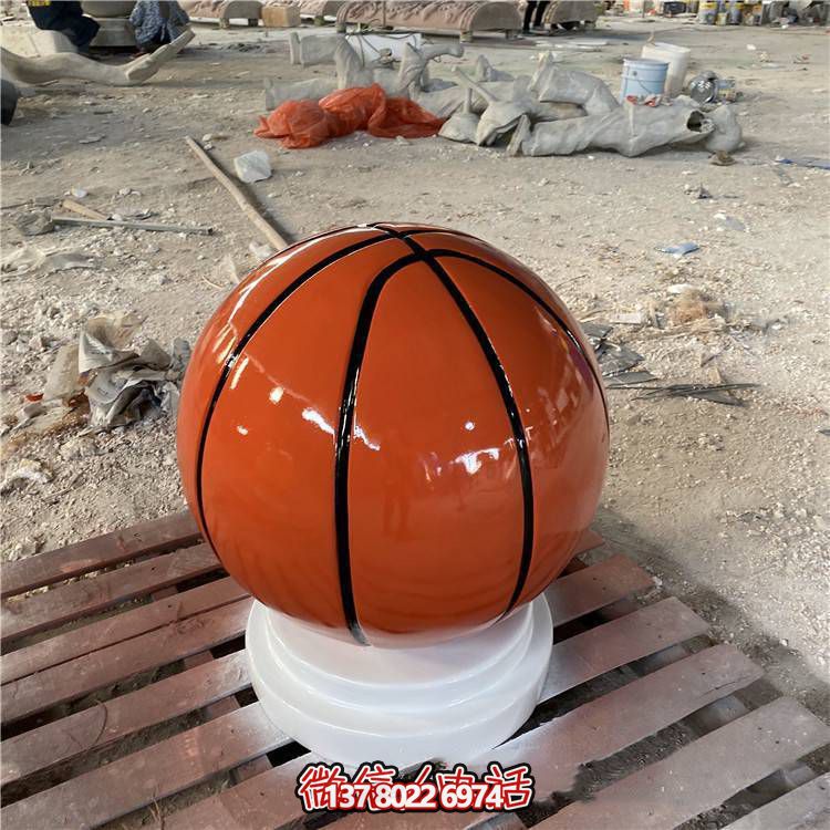 仿真玻璃鋼雕塑一款融入公園、校園、體育館的創意體育裝置