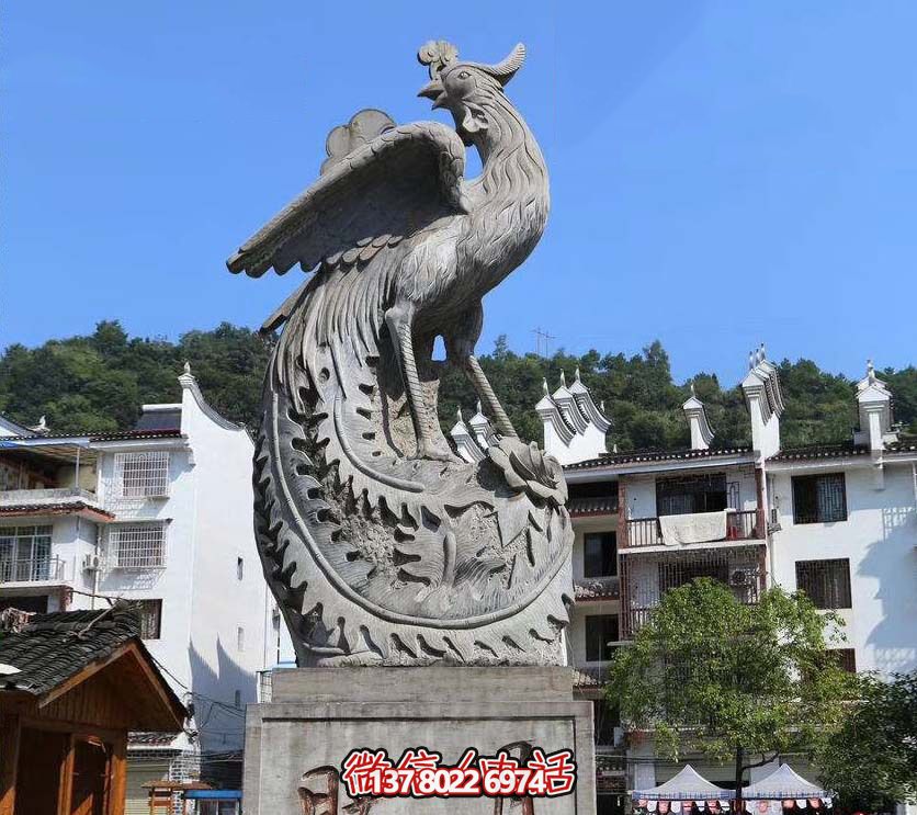 鳳凰雕塑，給公園帶來(lái)靈動(dòng)之美