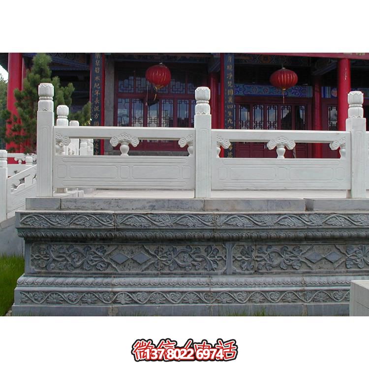 質感卓越，自然美觀的花崗巖臺階欄桿圍欄