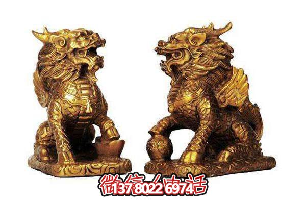 【不銹鋼鎏金麒麟雕塑——創(chuàng)意室內商廈裝飾】 【不銹鋼鎏金麒麟雕塑——創(chuàng)意室內商廈裝飾】