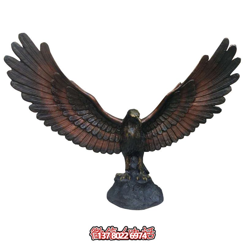 室內(nèi)擺放展翅的樹脂老鷹雕塑 室內(nèi)擺放展翅的樹脂老鷹雕塑
